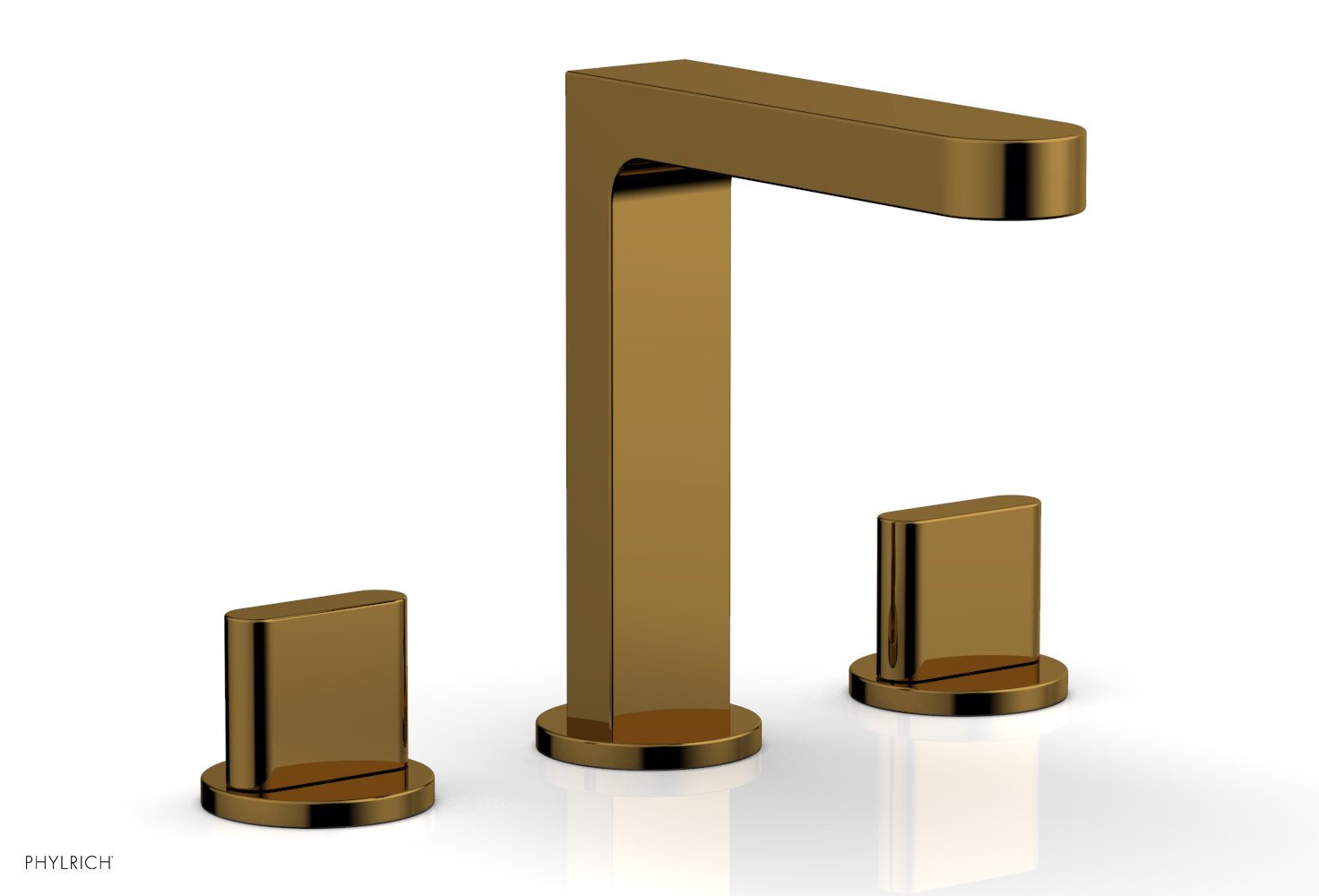 ROND Widespread Faucet - Blade Handles High Spout 183-01