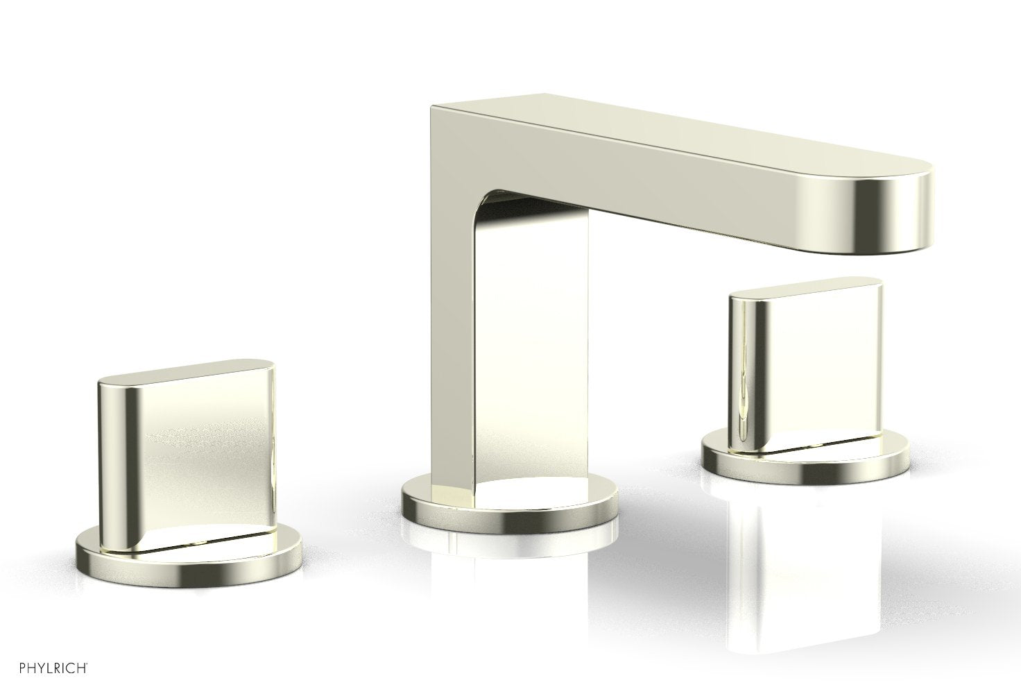 ROND Widespread Faucet - Blade Handles Low Spout 183-04