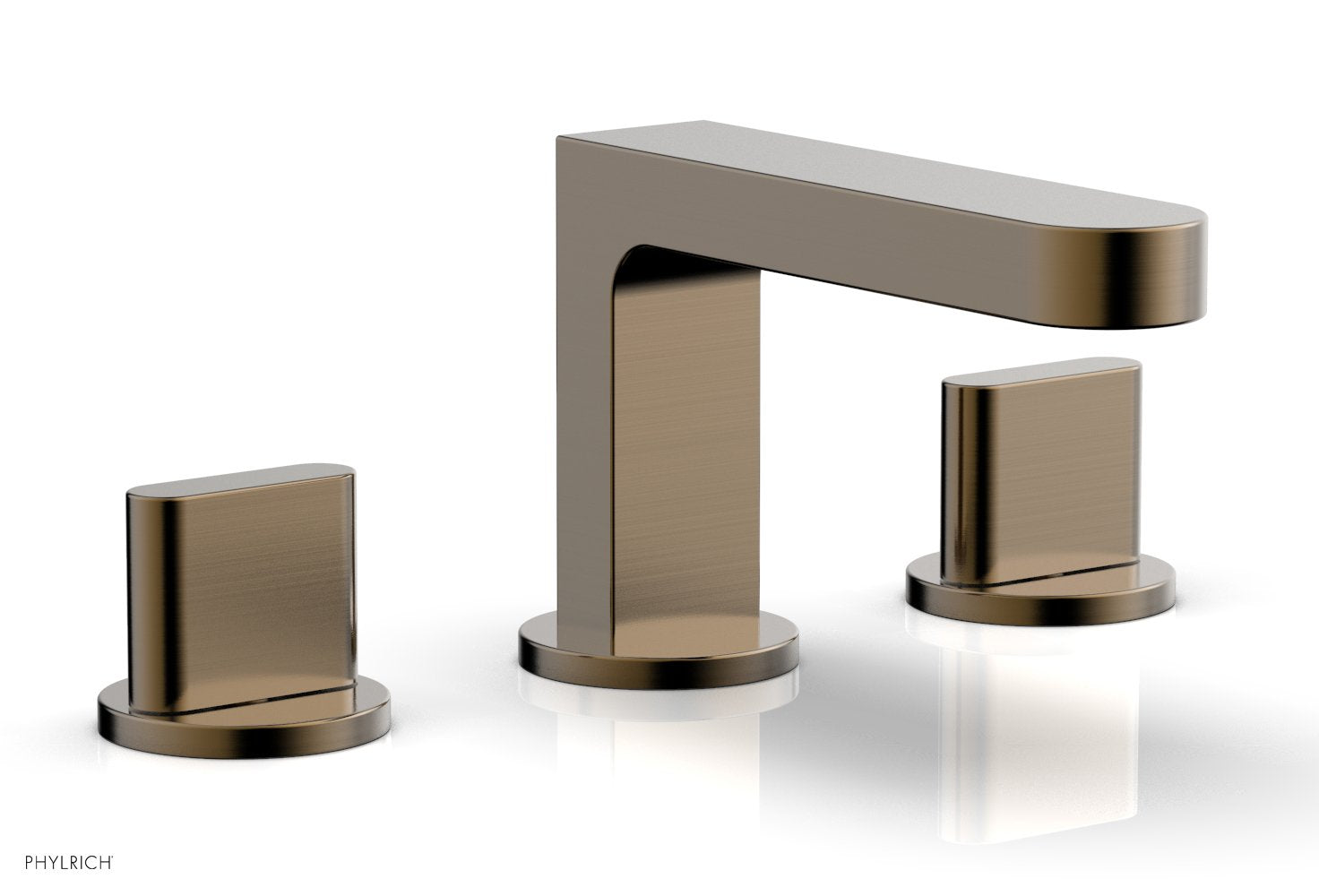 ROND Widespread Faucet - Blade Handles Low Spout 183-04