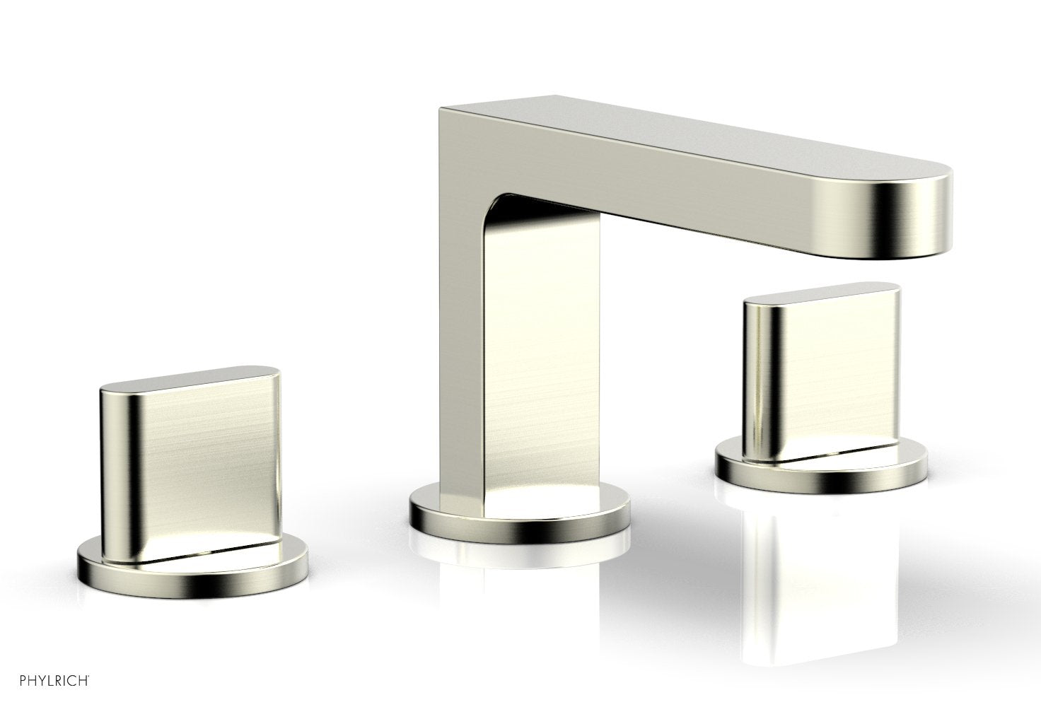 ROND Widespread Faucet - Blade Handles Low Spout 183-04