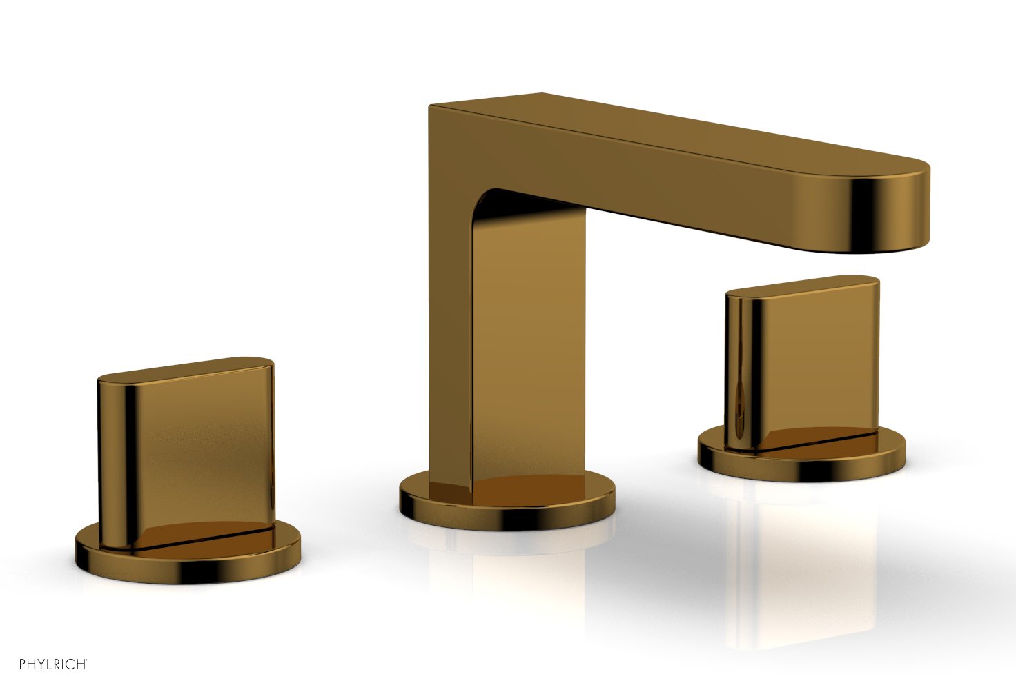 ROND Widespread Faucet - Blade Handles Low Spout 183-04