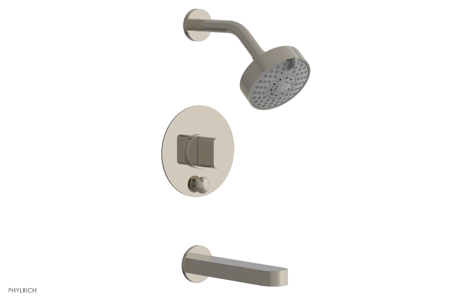 ROND Pressure Balance Tub and Shower Set - Blade Handle 183-26