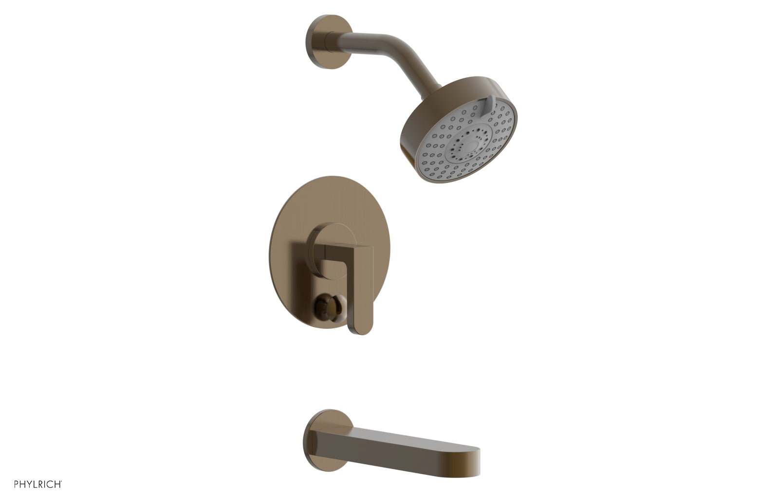 ROND Pressure Balance Tub and Shower Set - Lever Handle 183-27