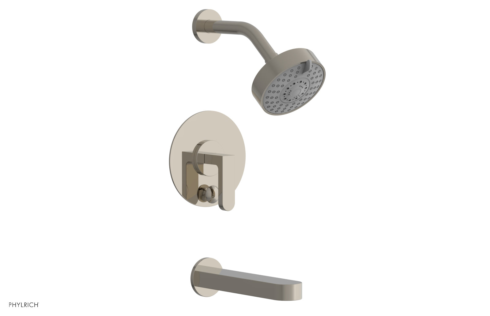 ROND Pressure Balance Tub and Shower Set - Lever Handle 183-27