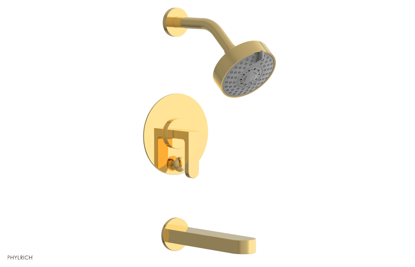 ROND Pressure Balance Tub and Shower Set - Lever Handle 183-27