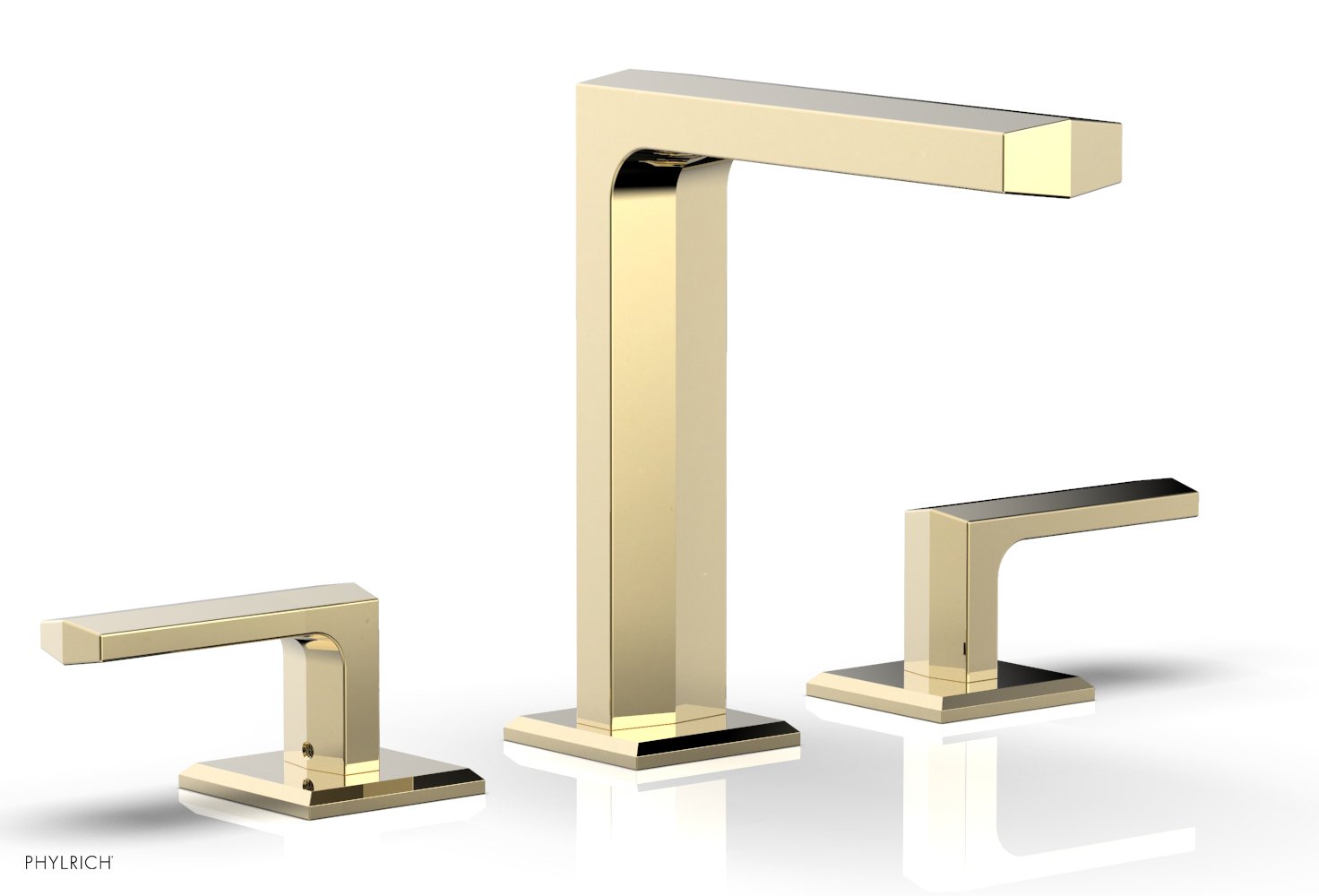 DIAMA Widespread Faucet - Lever Handles 6-3/4" Height 184-02