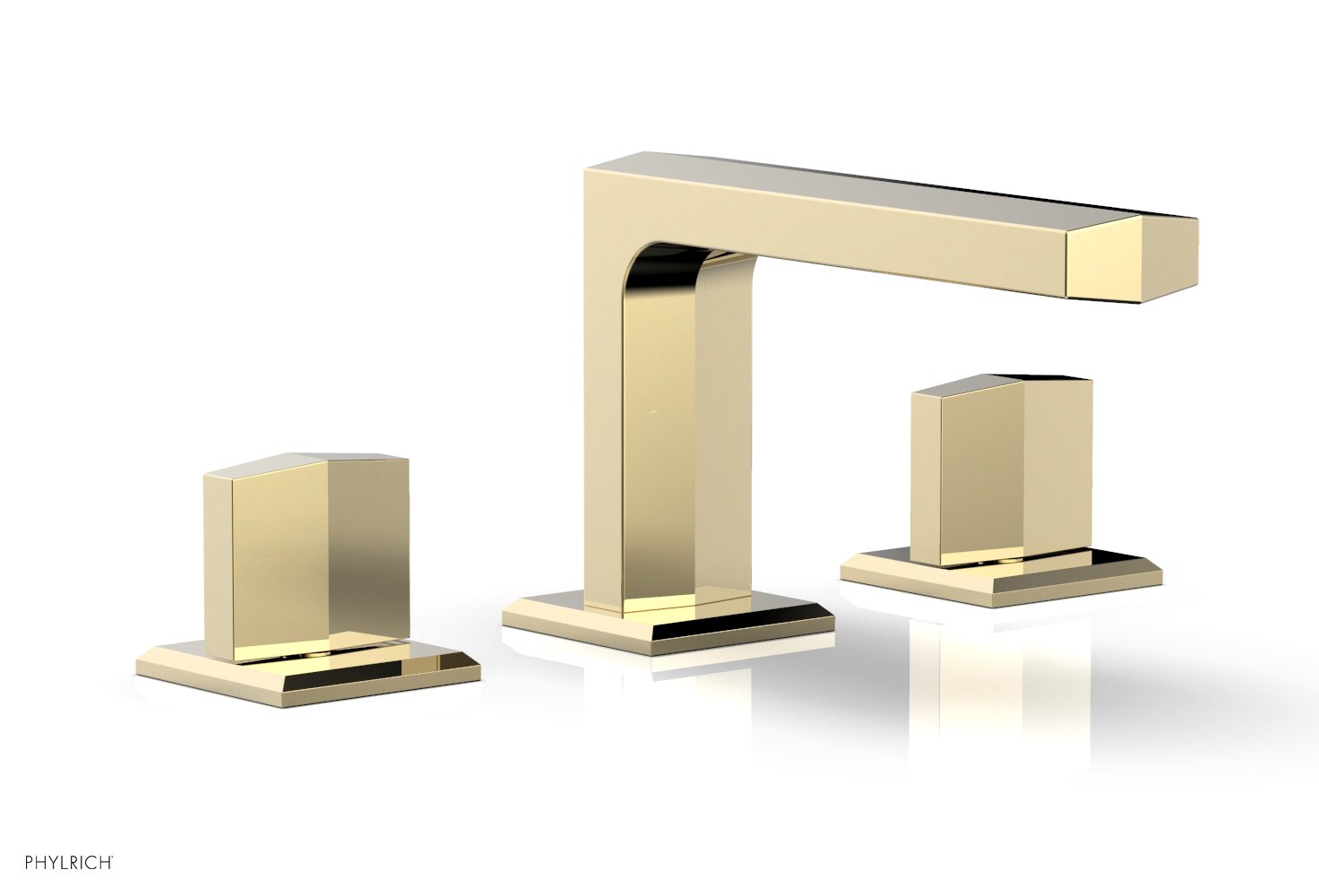 DIAMA Widespread Faucet - Blade Handles Low Spout 184-03