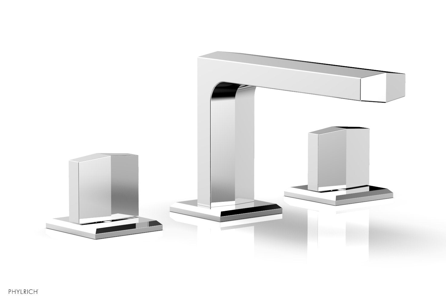 DIAMA Widespread Faucet - Blade Handles Low Spout 184-03