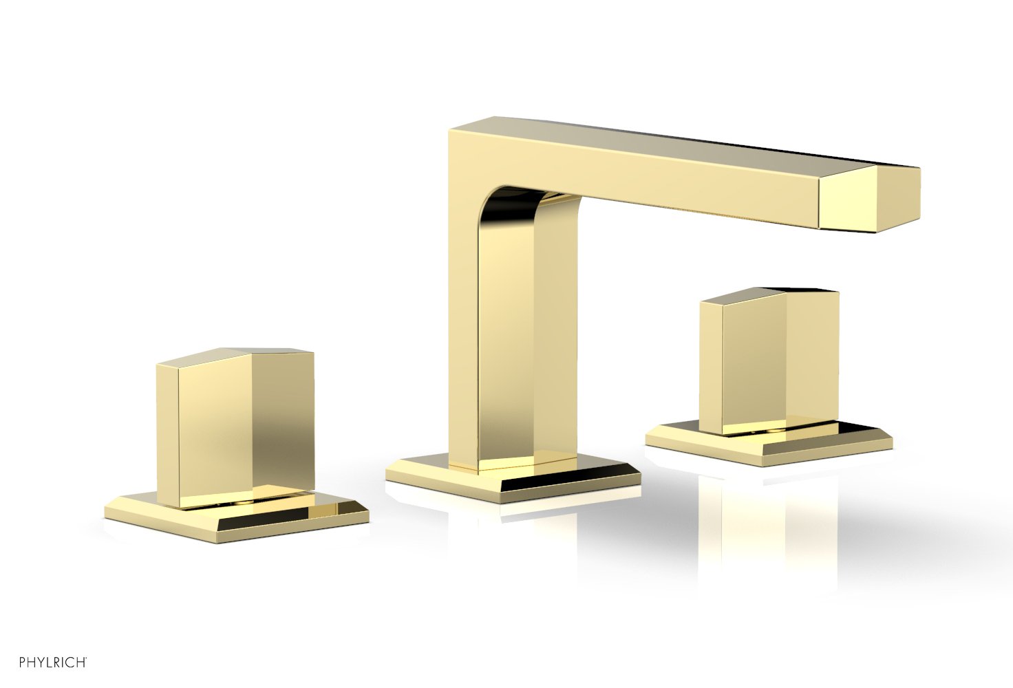 DIAMA Widespread Faucet - Blade Handles Low Spout 184-03