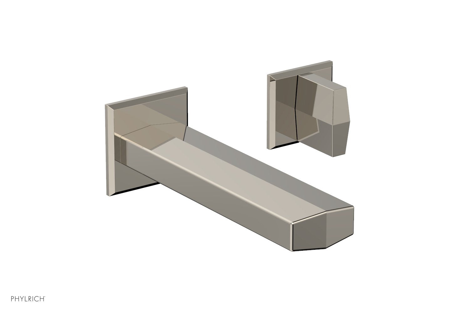 DIAMA Single Handle Wall Lavatory Set - Blade Handles 184-15