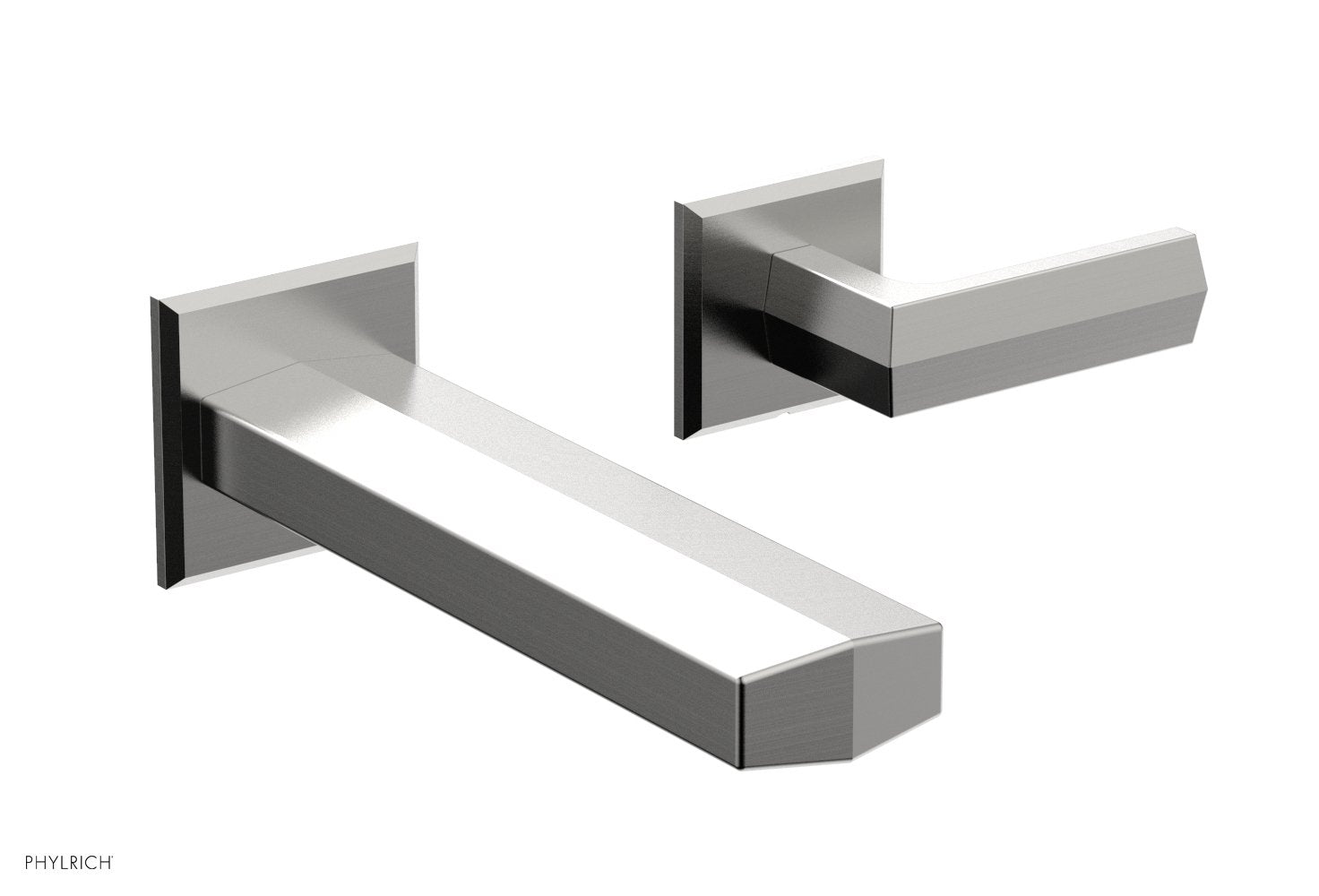 DIAMA Single Handle Wall Lavatory Set - Lever Handles 184-16