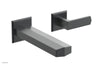 DIAMA Single Handle Wall Lavatory Set - Lever Handles 184-16