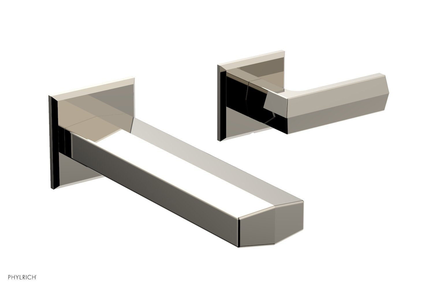 DIAMA Single Handle Wall Lavatory Set - Lever Handles 184-16