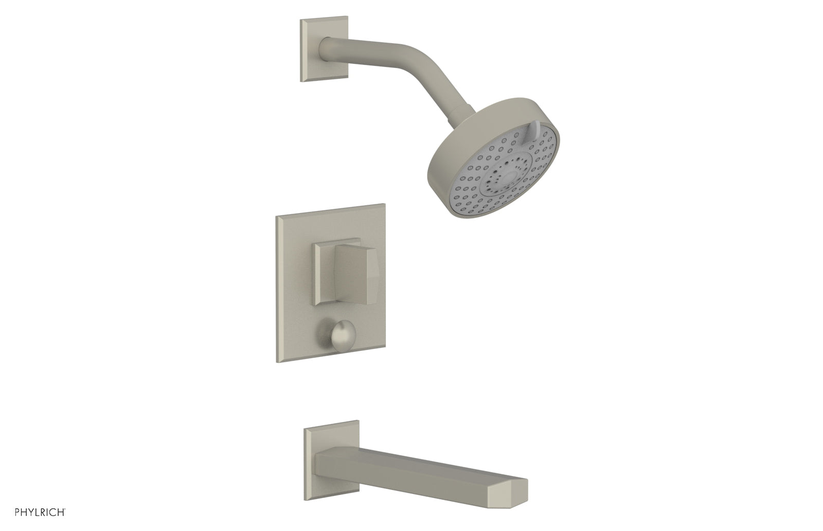 DIAMA Pressure Balance Tub and Shower Set - Blade Handle 184-26