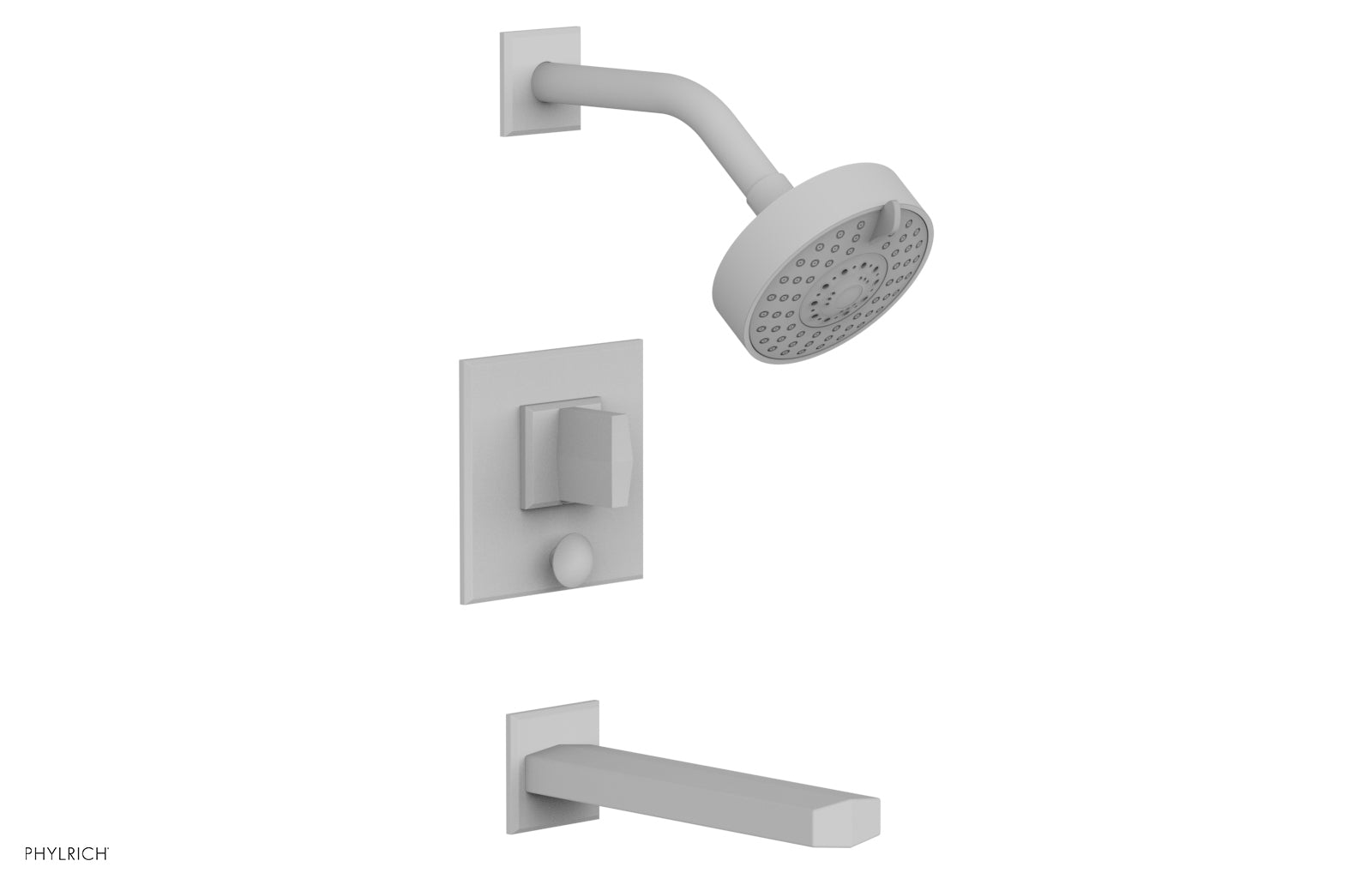 DIAMA Pressure Balance Tub and Shower Set - Blade Handle 184-26