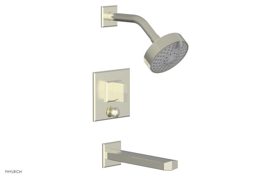 DIAMA Pressure Balance Tub and Shower Set - Blade Handle 184-26