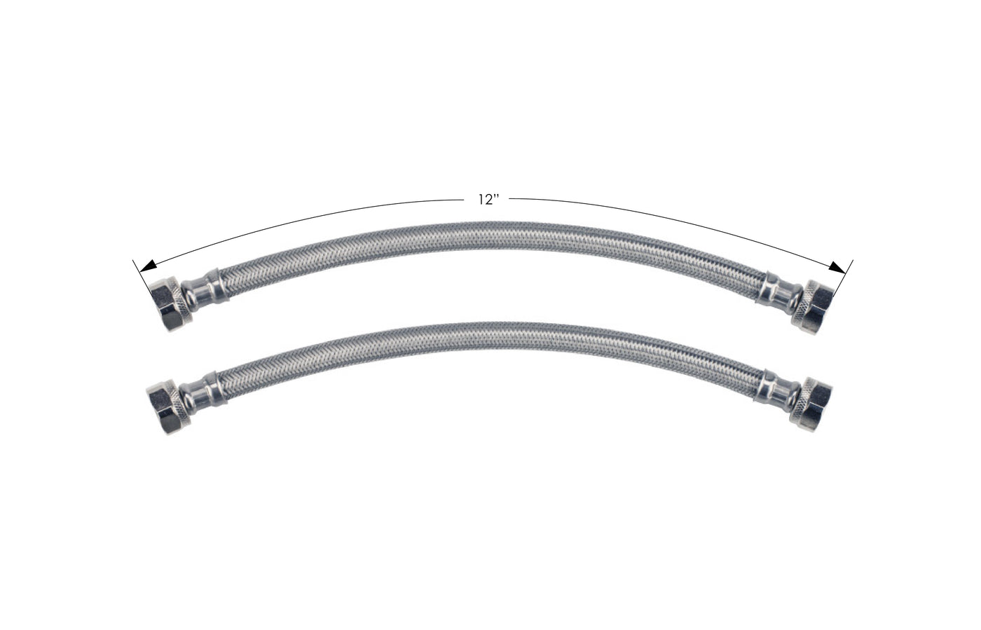 1/2" IP x 1/2" IP Pair 12" Hose Kit 19000638