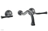 BEADED Wall Tub Set - Lever Handles 207-56