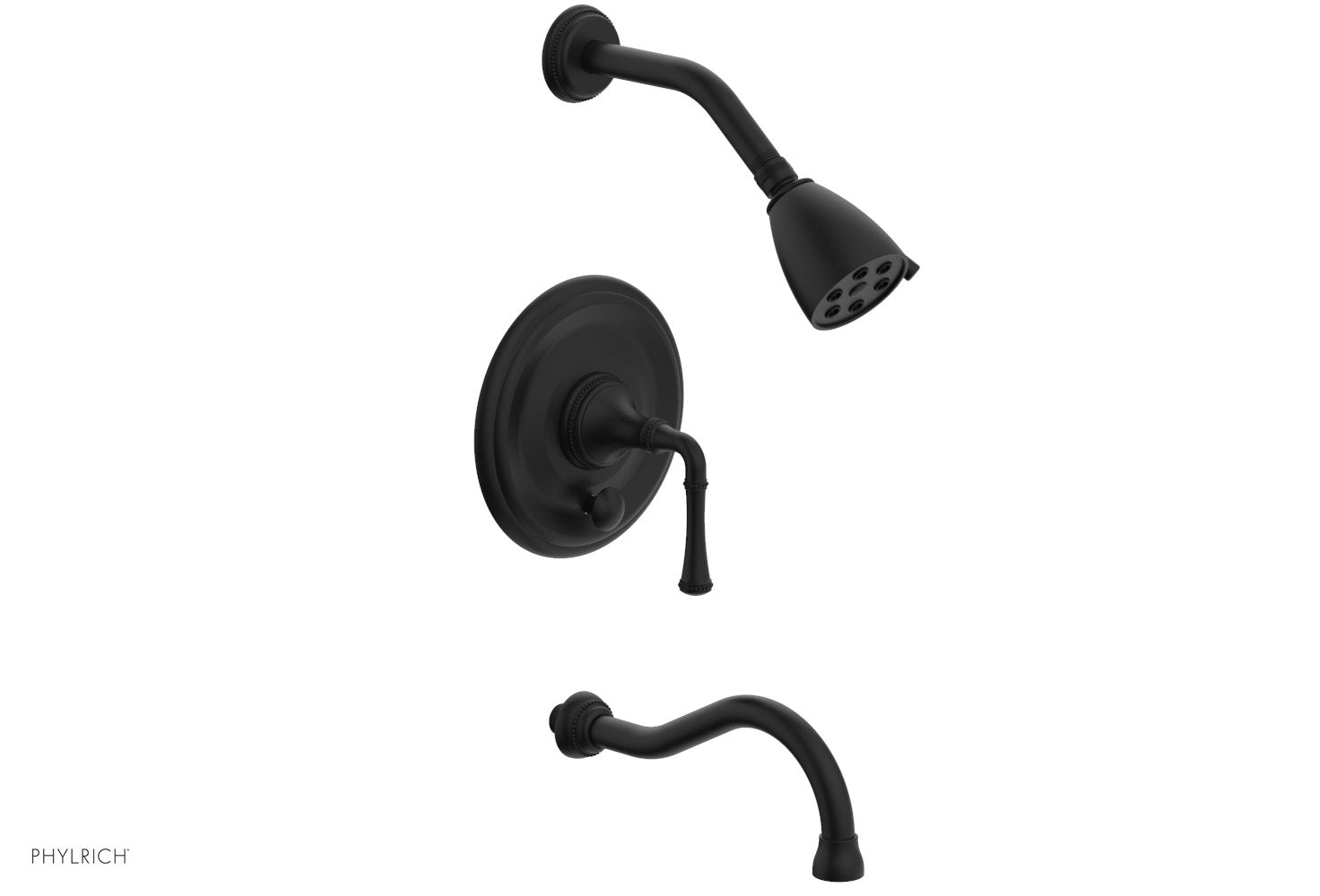 BEADED Pressure Balance Tub and Shower Set - Lever Handle 207-26