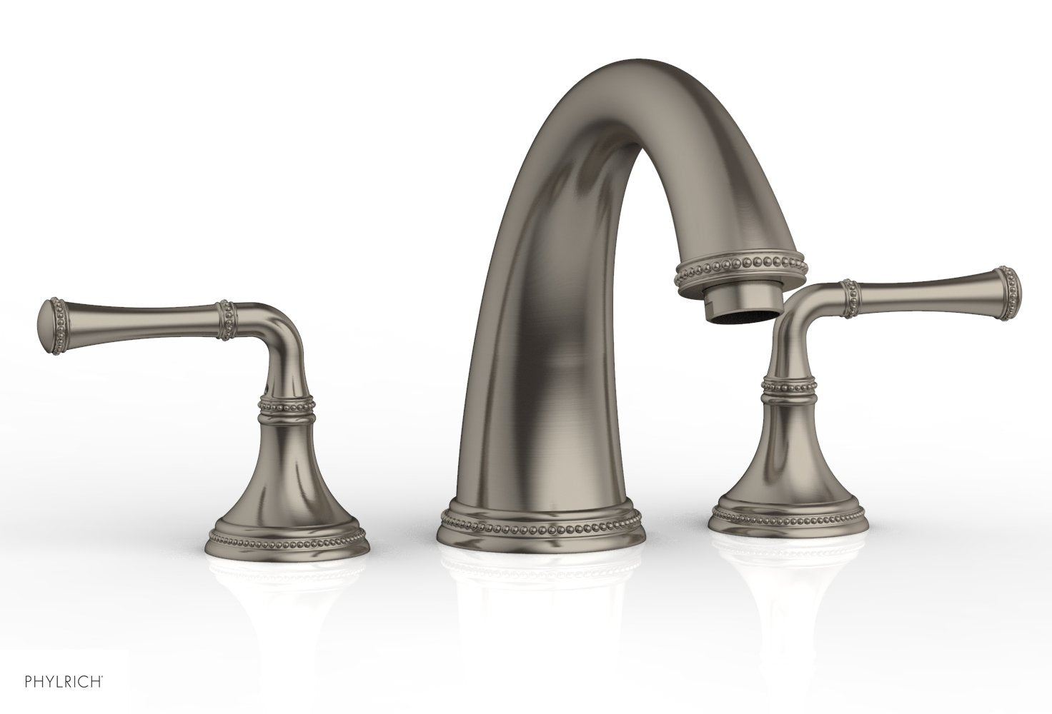 BEADED Deck Tub Set - Lever Handles 207-40