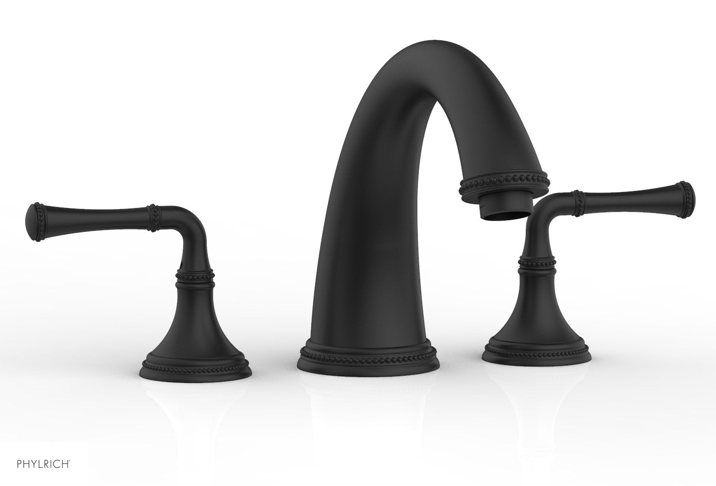 BEADED Deck Tub Set - Lever Handles 207-40