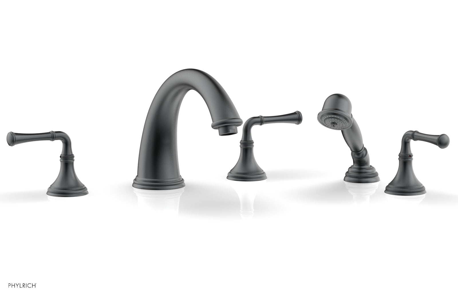 COINED Deck Tub Set with Hand Shower - Lever Handles 208-48