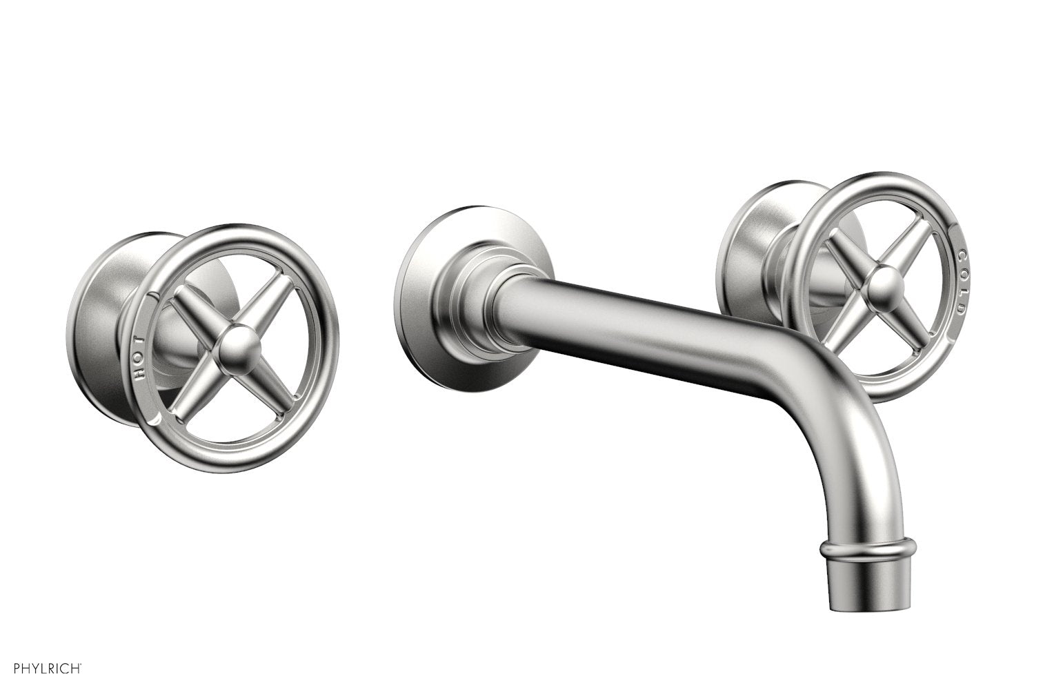 WORKS Wall Tub Set - Cross Handles 220-56