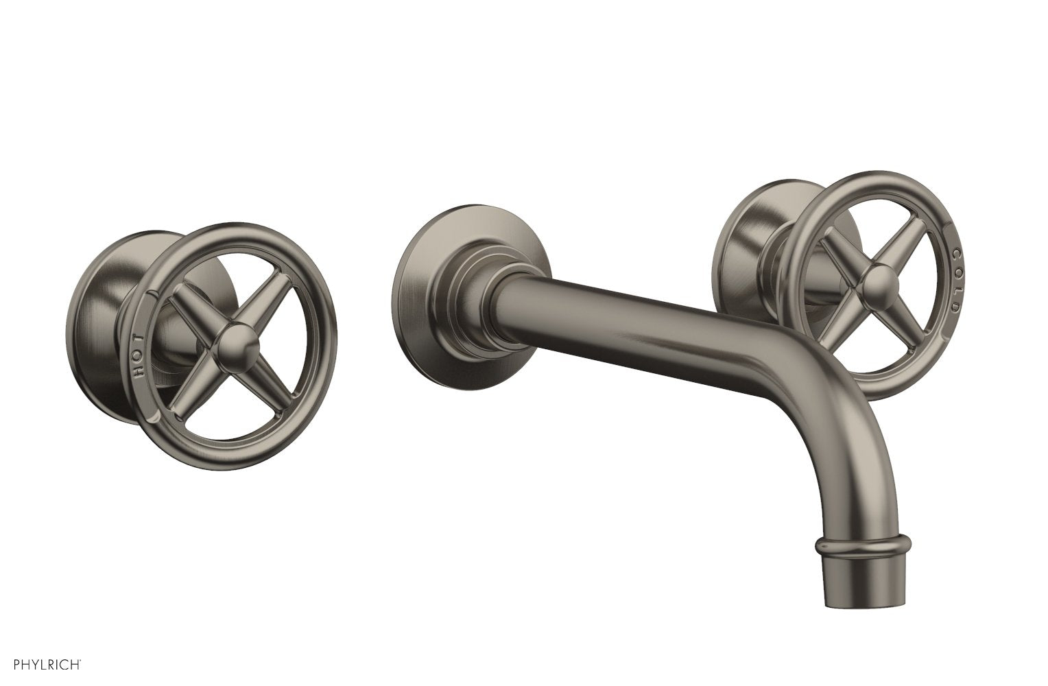 WORKS Wall Tub Set - Cross Handles 220-56