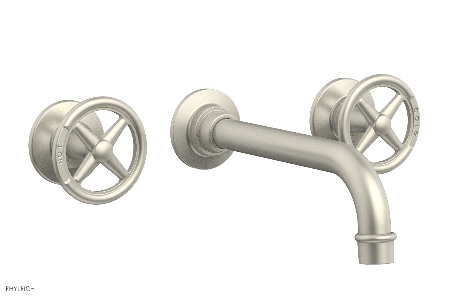 WORKS Wall Tub Set - Cross Handles 220-56