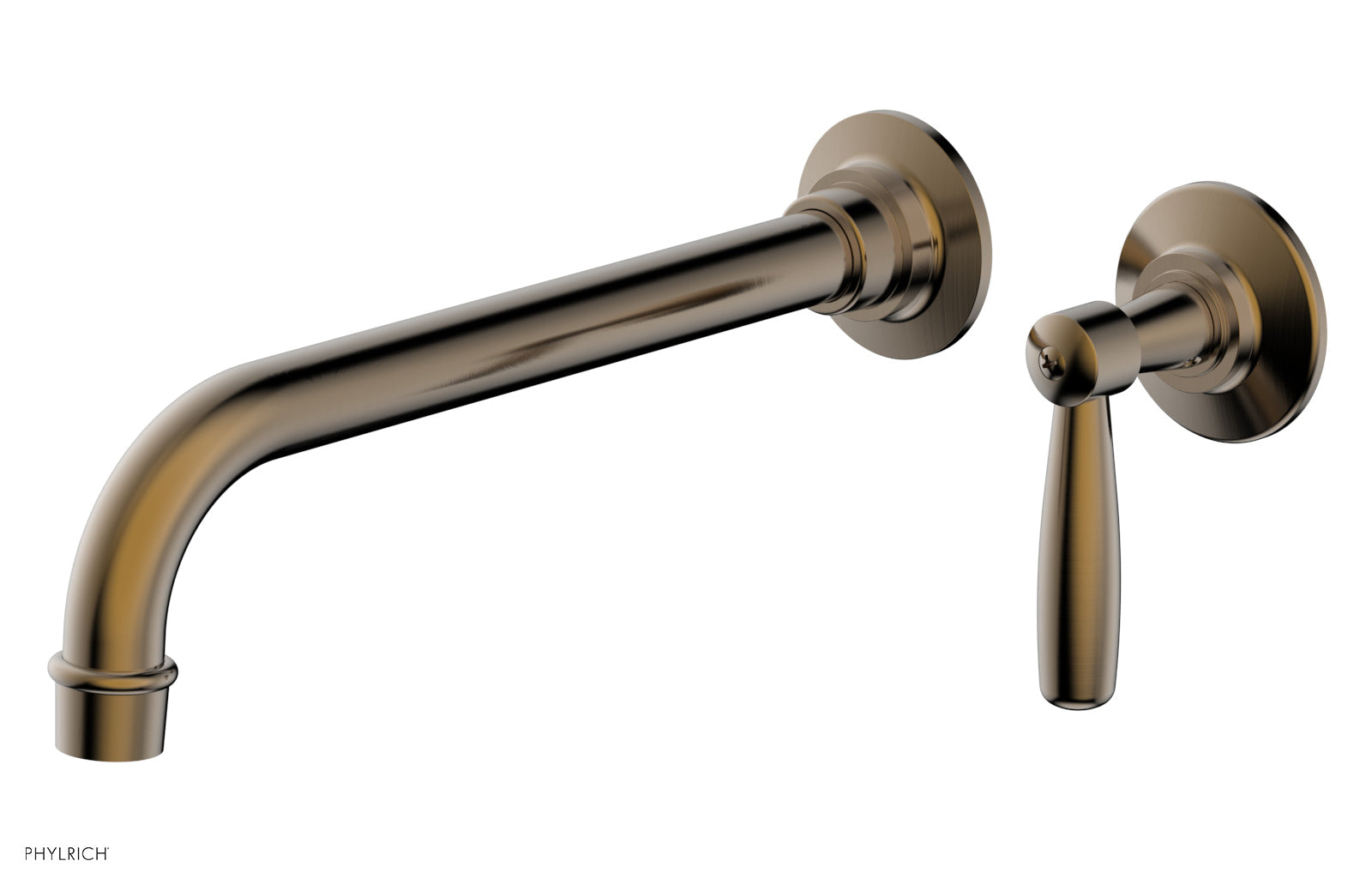 WORKS 10" Single Handle Wall Lavatory Set - Lever Handle 220-16-10