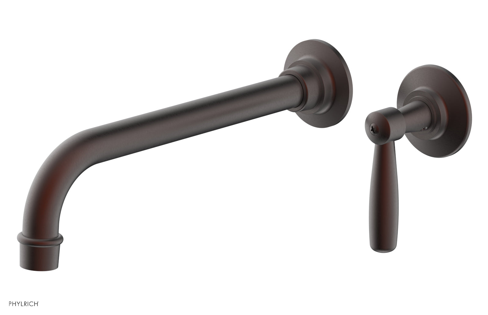 WORKS 10" Single Handle Wall Lavatory Set - Lever Handle 220-16-10