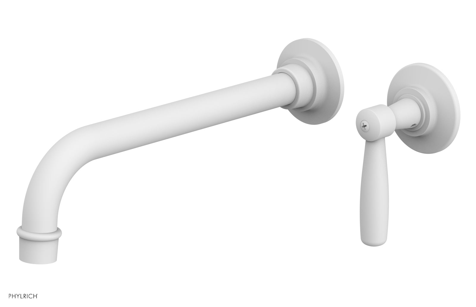 WORKS 10" Single Handle Wall Lavatory Set - Lever Handle 220-16-10