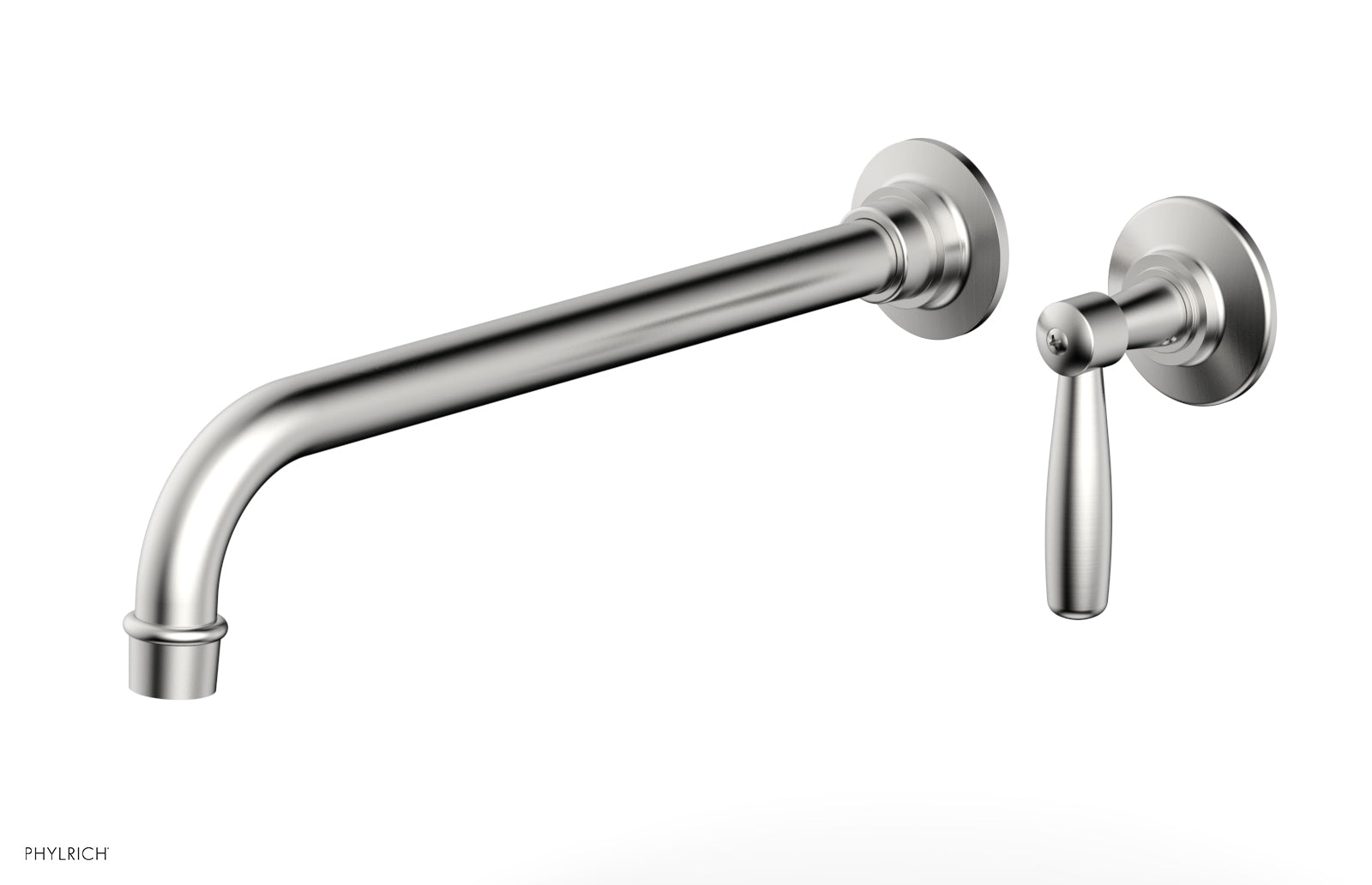 WORKS 12" Single Handle Wall Lavatory Set - Lever Handle 220-16-12