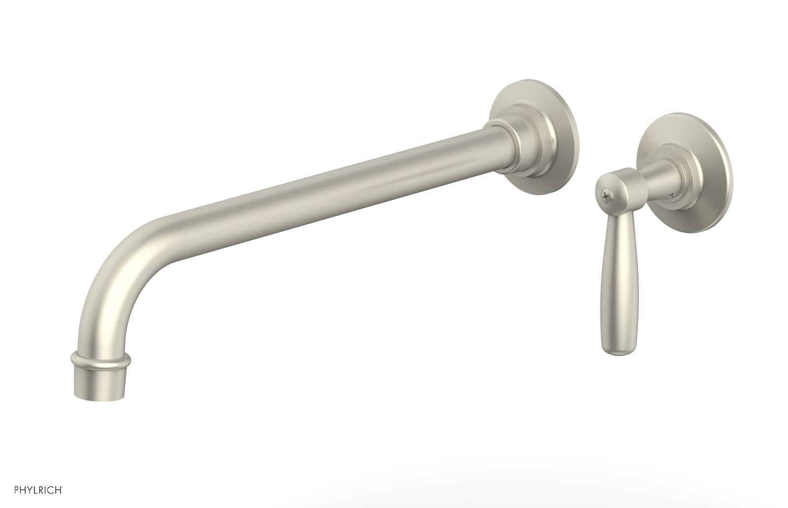 WORKS 12" Single Handle Wall Lavatory Set - Lever Handle 220-16-12