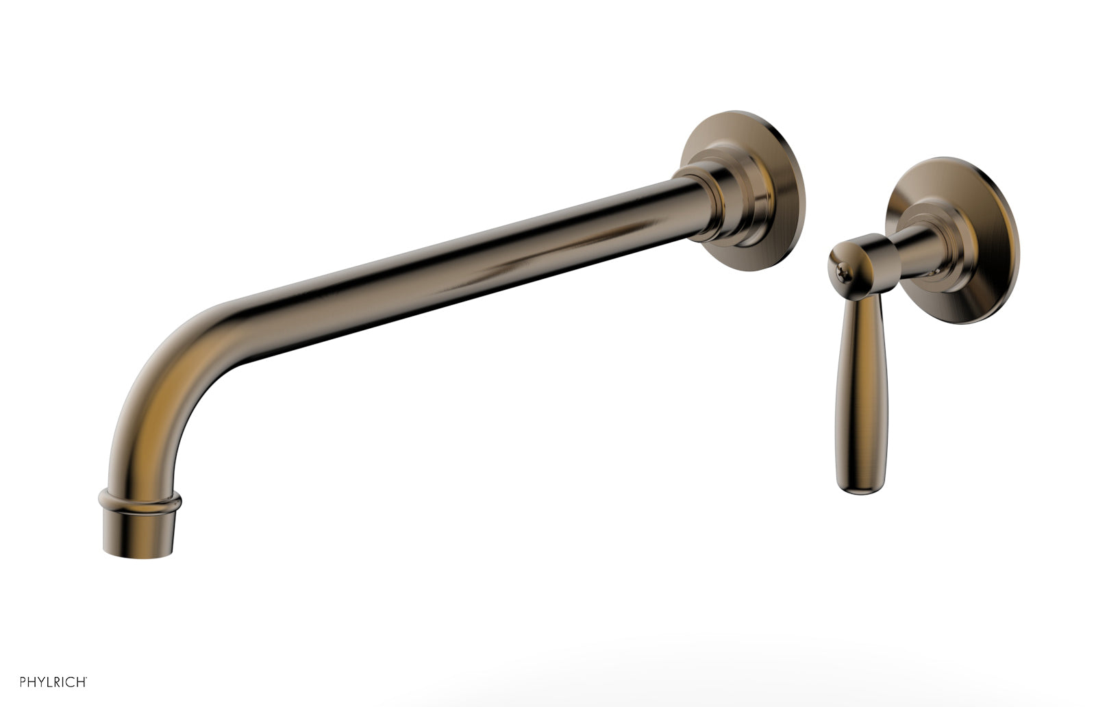 WORKS 12" Single Handle Wall Lavatory Set - Lever Handle 220-16-12