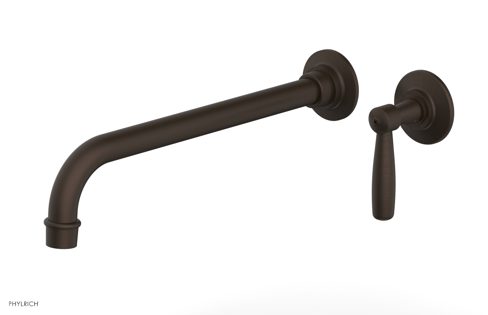 WORKS 12" Single Handle Wall Lavatory Set - Lever Handle 220-16-12