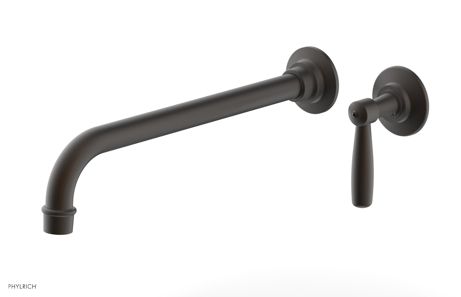 WORKS 12" Single Handle Wall Lavatory Set - Lever Handle 220-16-12