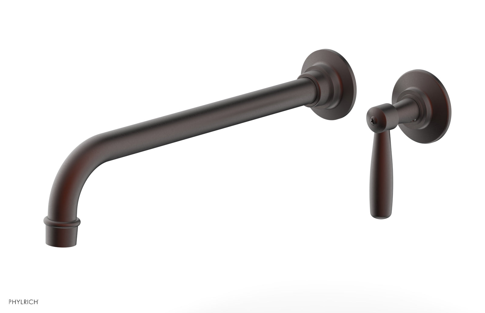 WORKS 12" Single Handle Wall Lavatory Set - Lever Handle 220-16-12