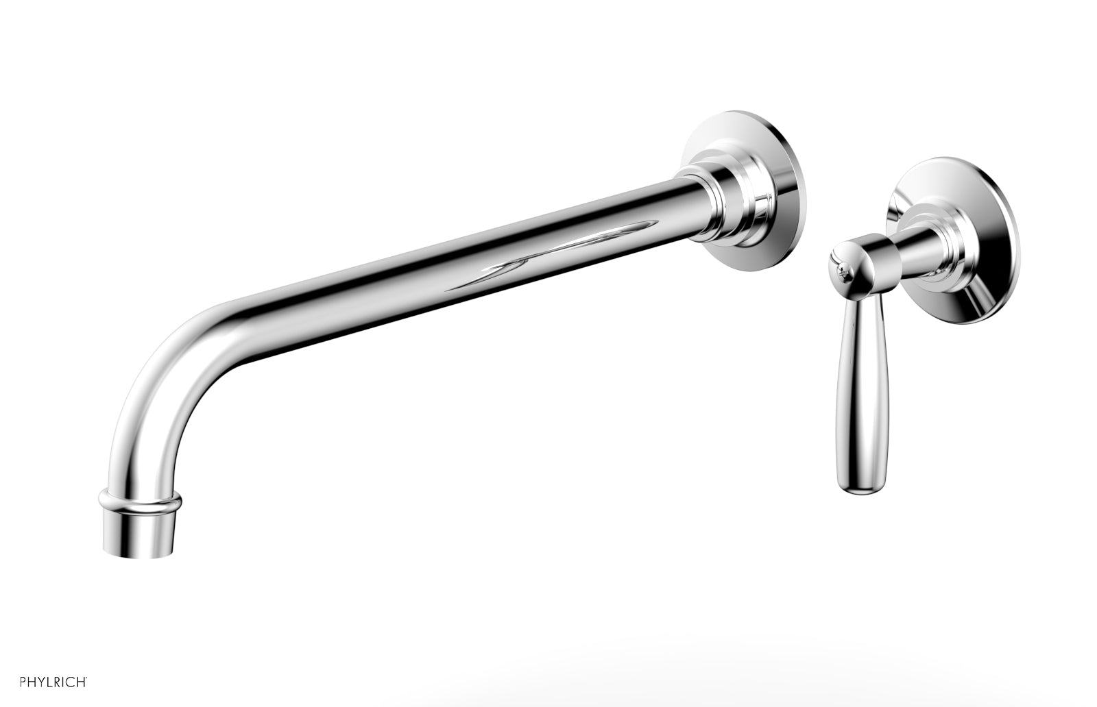 WORKS 12" Single Handle Wall Lavatory Set - Lever Handle 220-16-12