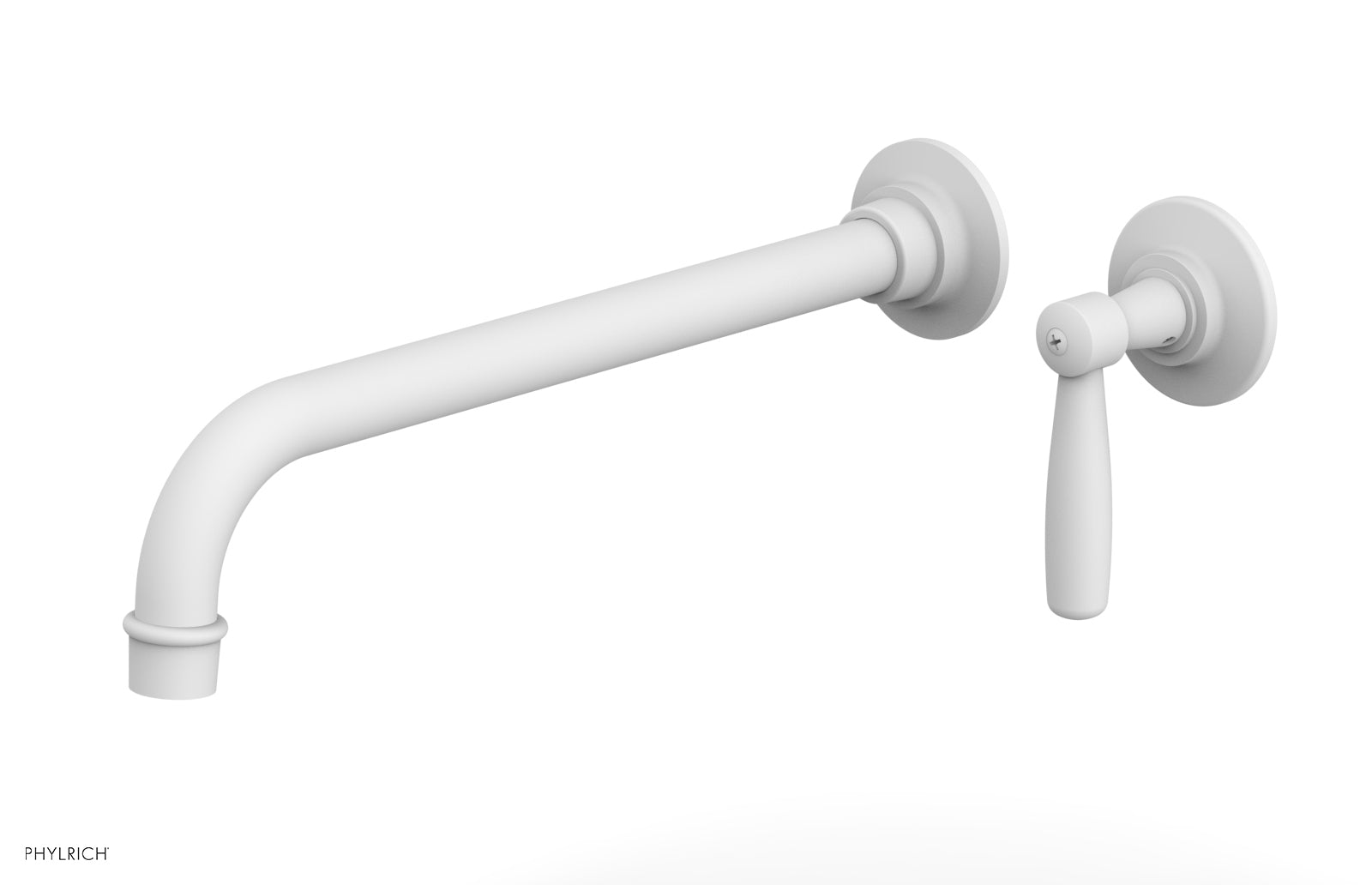 WORKS 12" Single Handle Wall Lavatory Set - Lever Handle 220-16-12