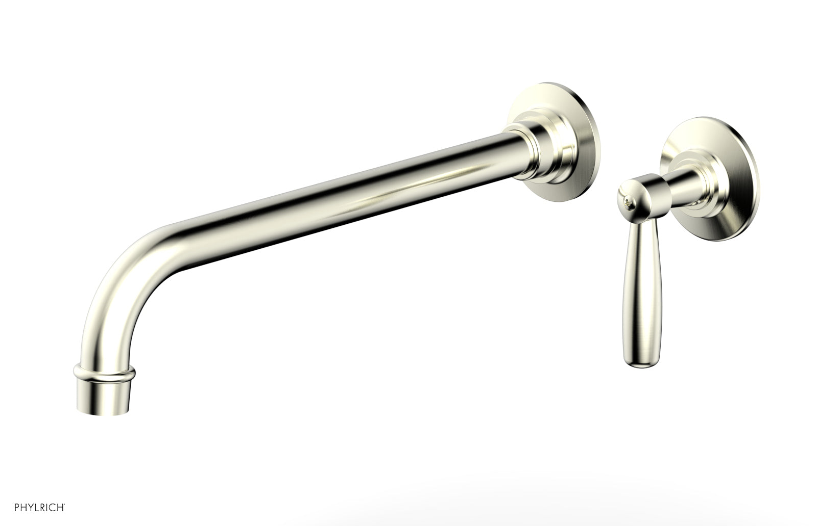 WORKS 12" Single Handle Wall Lavatory Set - Lever Handle 220-16-12