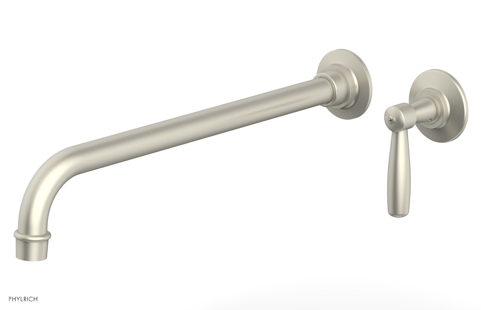 WORKS 14" Single Handle Wall Lavatory Set - Lever Handle 220-16-14