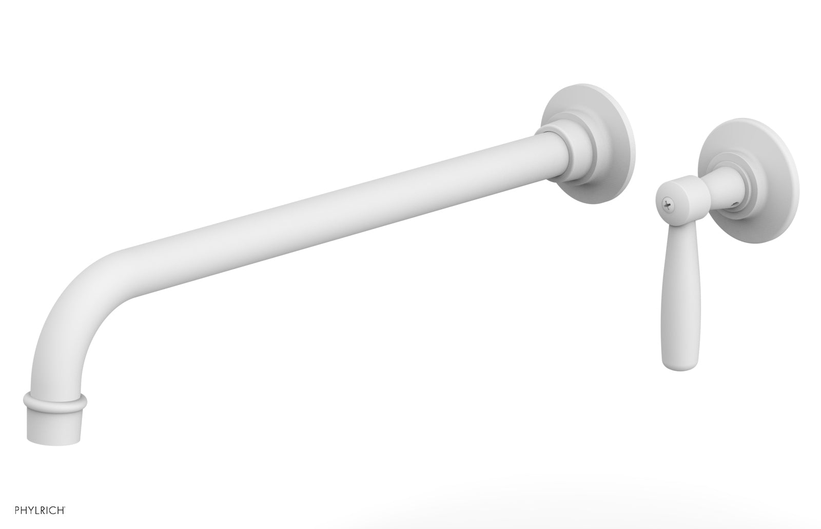 WORKS 14" Single Handle Wall Lavatory Set - Lever Handle 220-16-14