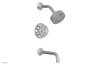 WORKS Pressure Balance Tub and Shower Set - Cross Handle 220-26