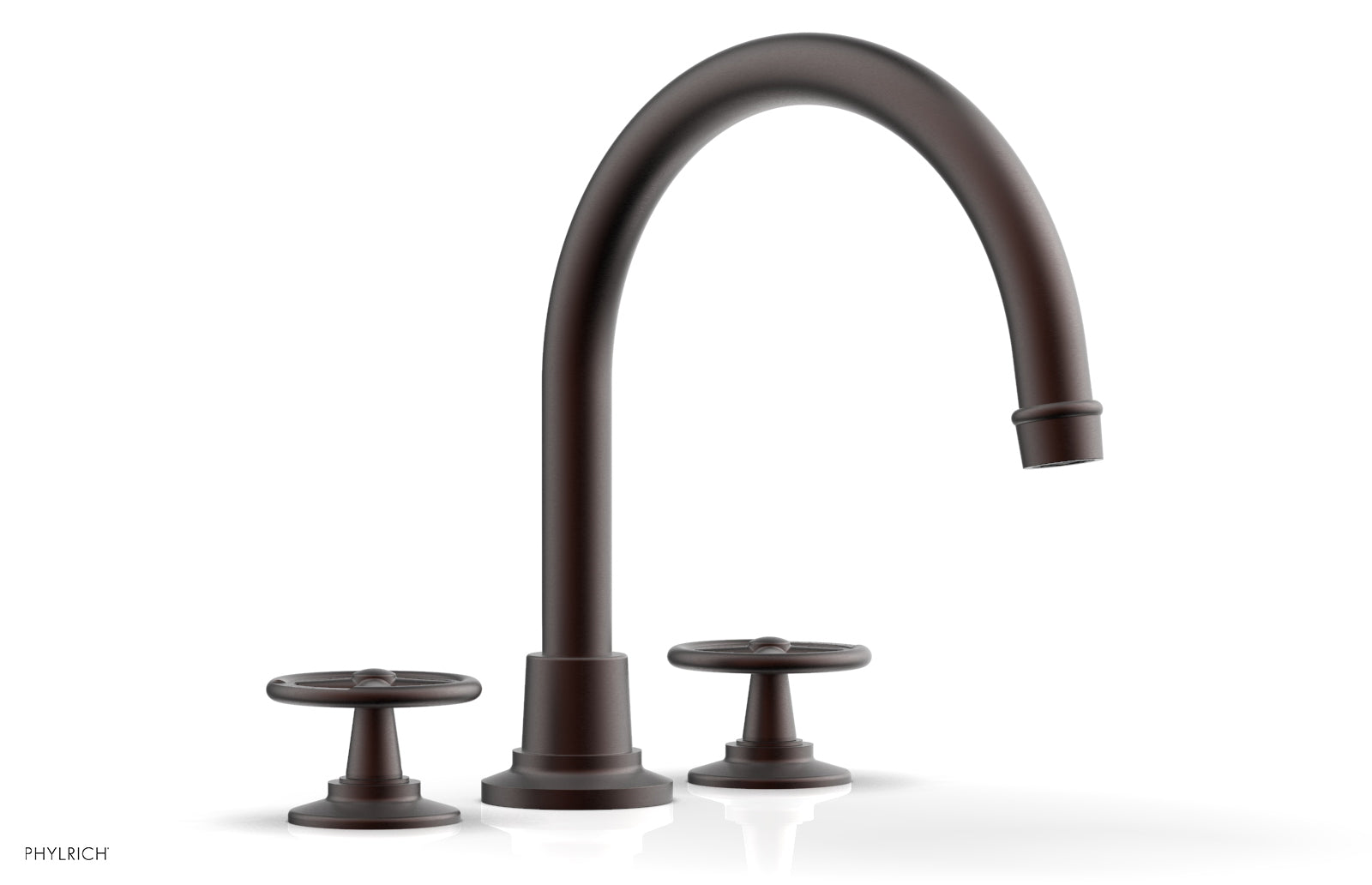 WORKS Deck Tub Set - High Spout Cross Handles 220-40