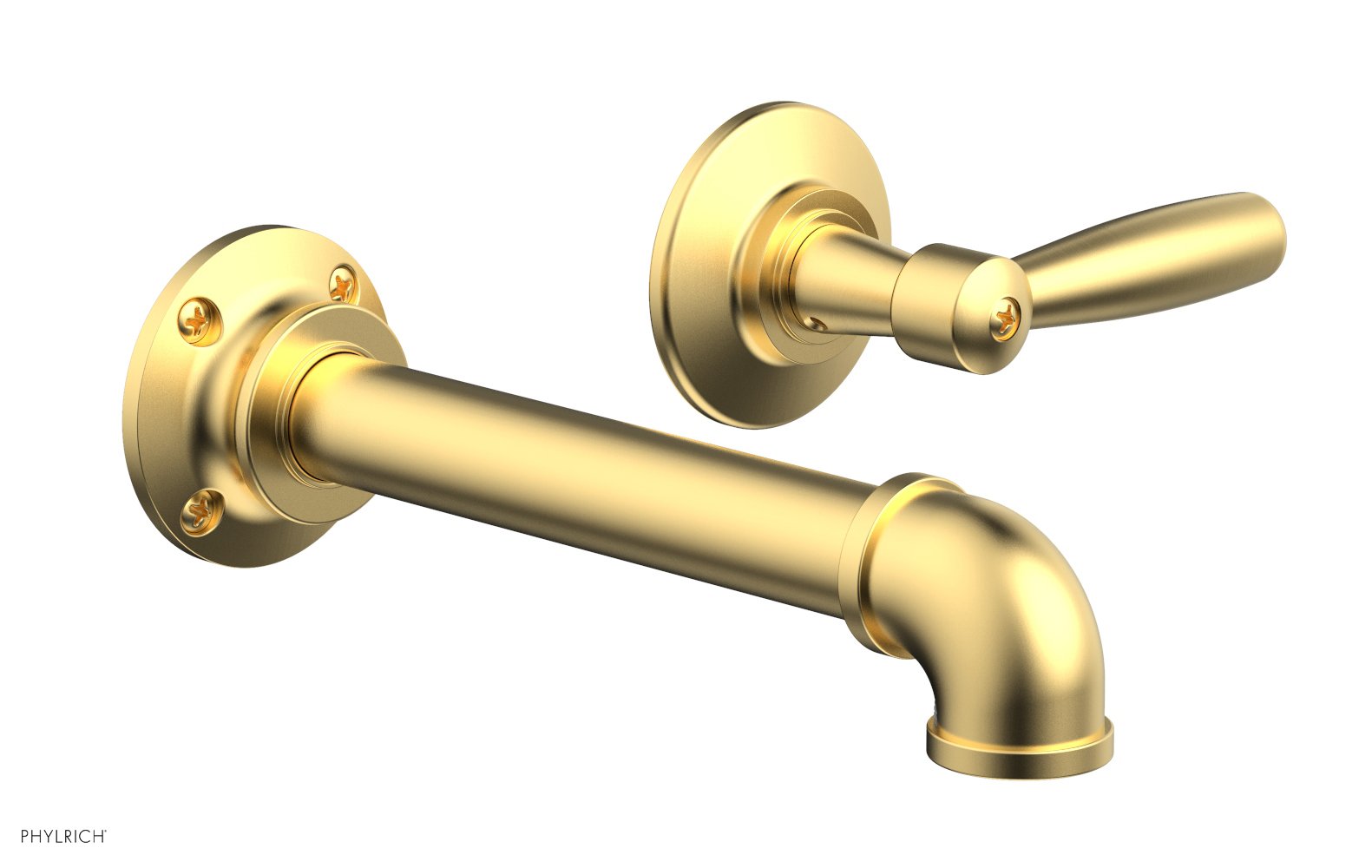 WORKS 2 Single Handle Wall Lavatory Set - Lever Handles 221-16