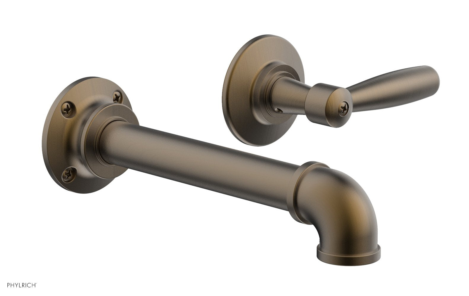 WORKS 2 Single Handle Wall Lavatory Set - Lever Handles 221-16