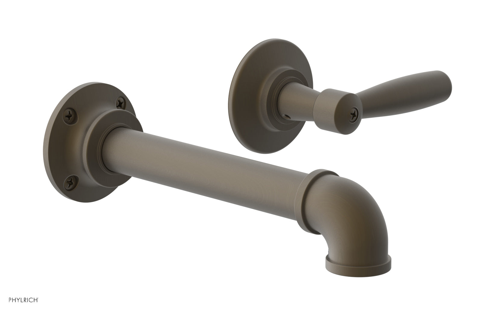 WORKS 2 Single Handle Wall Lavatory Set - Lever Handles 221-16