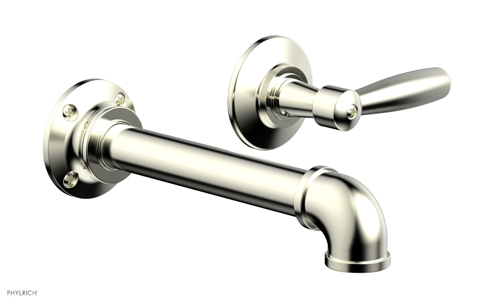 WORKS 2 Single Handle Wall Lavatory Set - Lever Handles 221-16