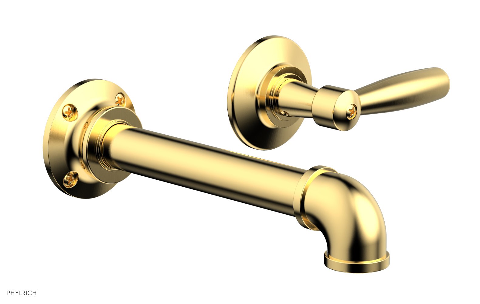 WORKS 2 Single Handle Wall Lavatory Set - Lever Handles 221-16